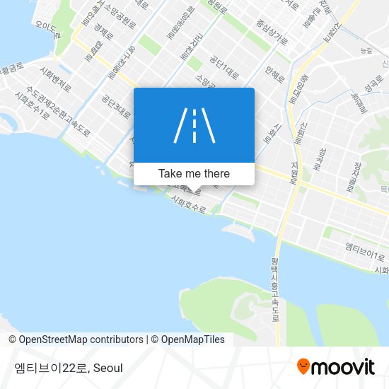 엠티브이22로 map