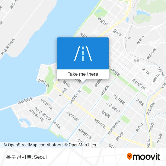 옥구천서로 map