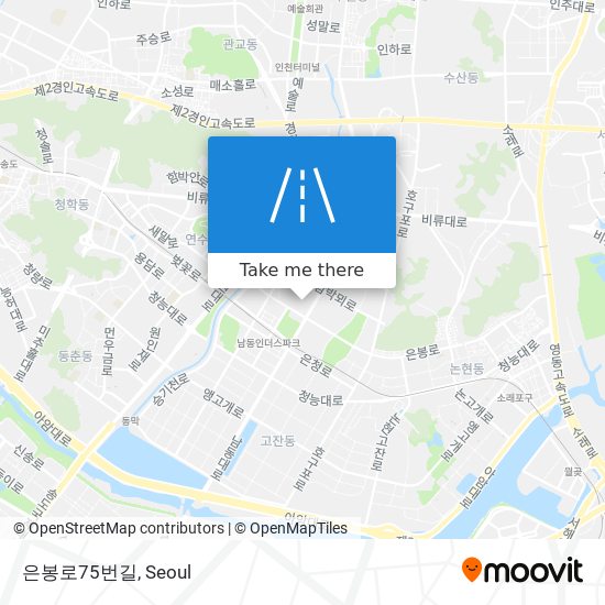 은봉로75번길 map