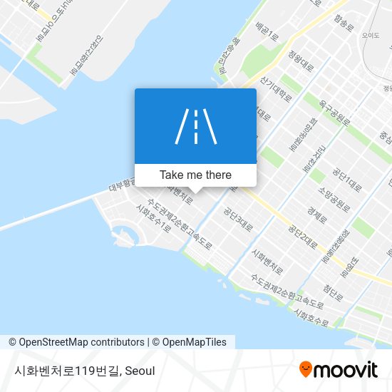 시화벤처로119번길 map