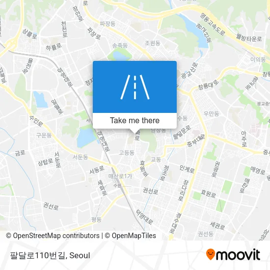 팔달로110번길 map