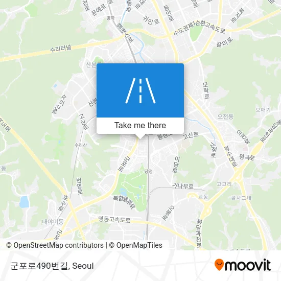 군포로490번길 map