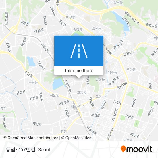 동말로57번길 map