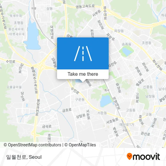 일월천로 map