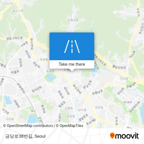 금당로38번길 map