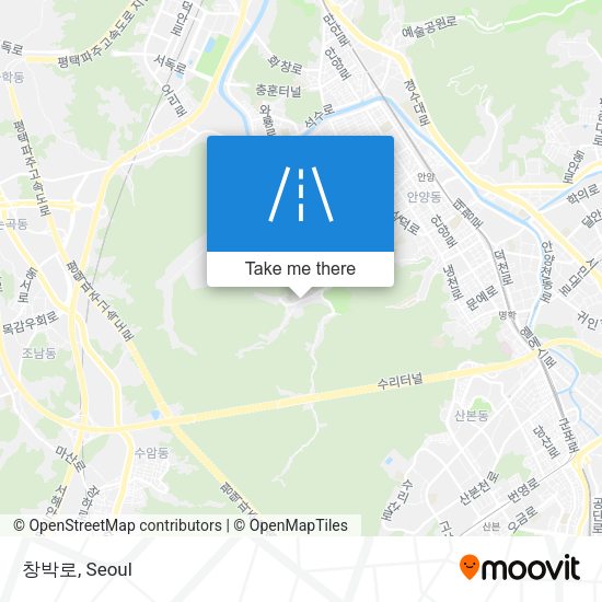 창박로 map