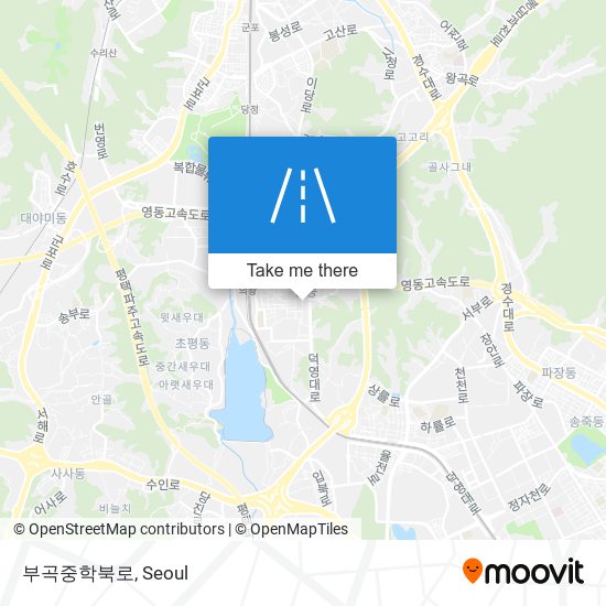 부곡중학북로 map