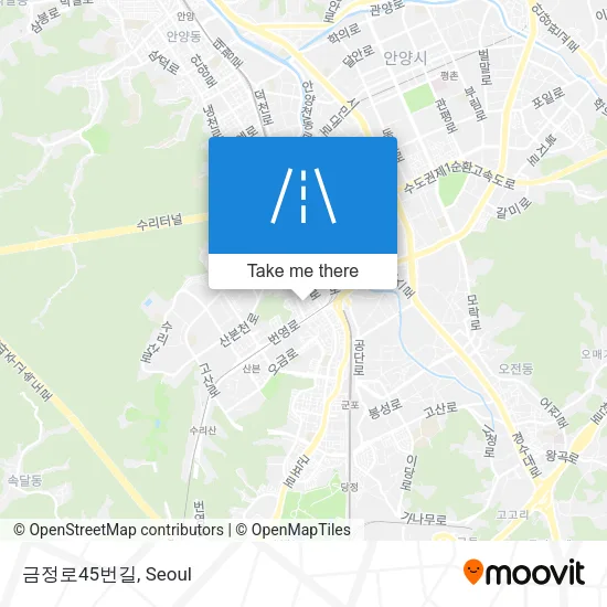 금정로45번길 map