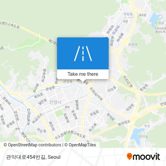 관악대로454번길 map