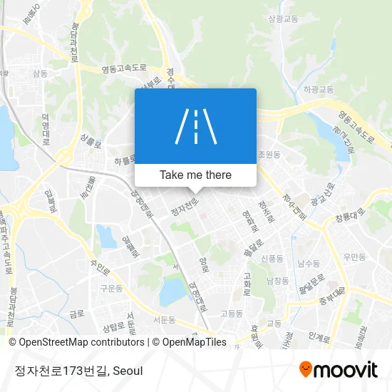 정자천로173번길 map