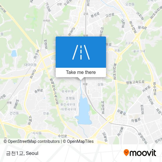 금천1교 map