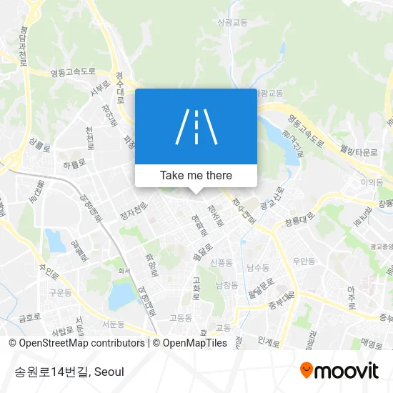 송원로14번길 map