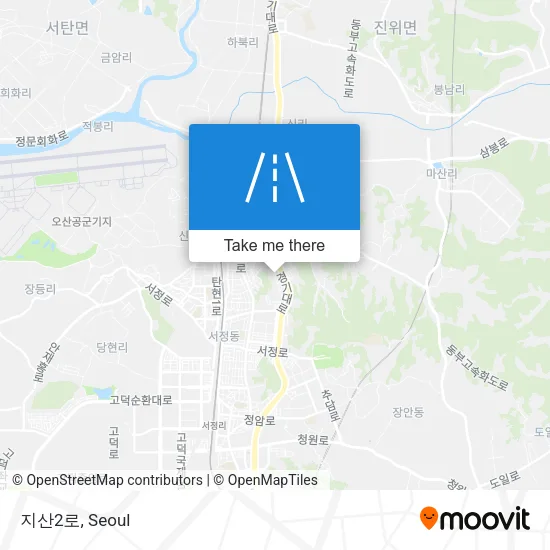 지산2로 map