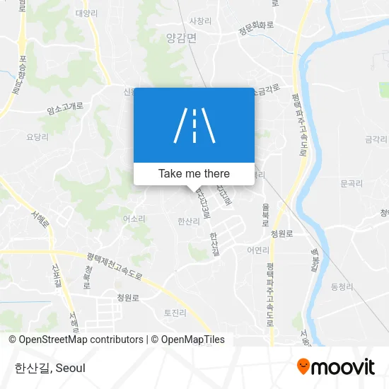 한산길 map