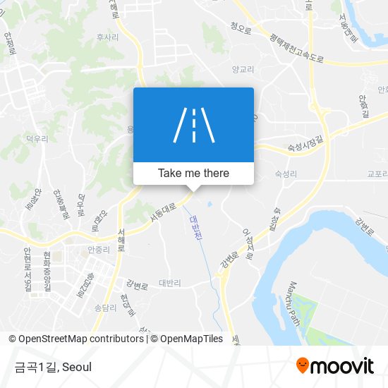 금곡1길 map