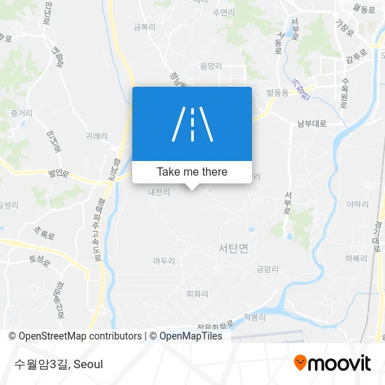 수월암3길 map