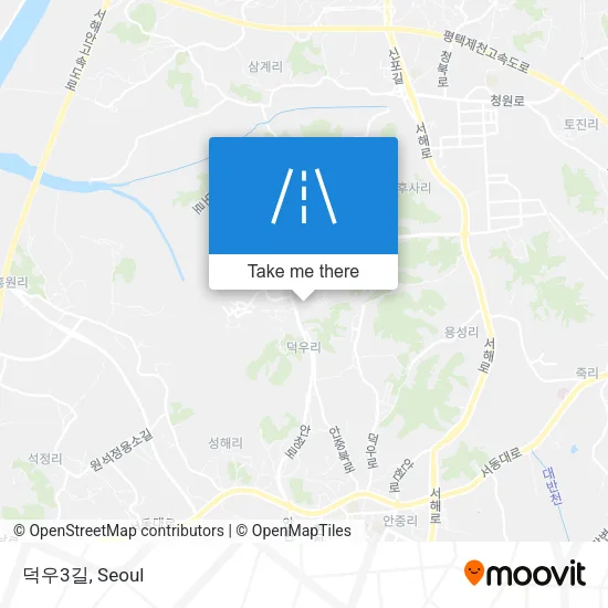덕우3길 map