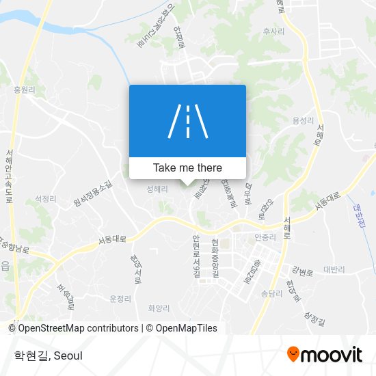 학현길 map