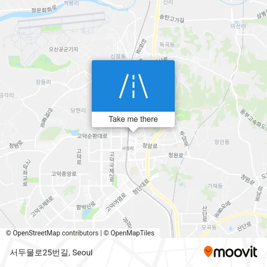 서두물로25번길 map