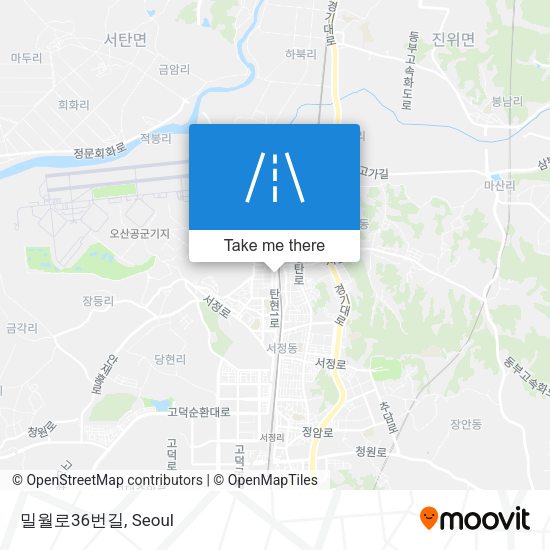 밀월로36번길 map