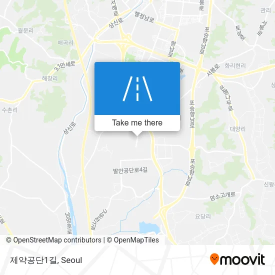 제약공단1길 map