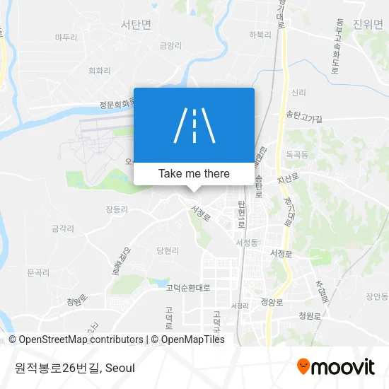 원적봉로26번길 map