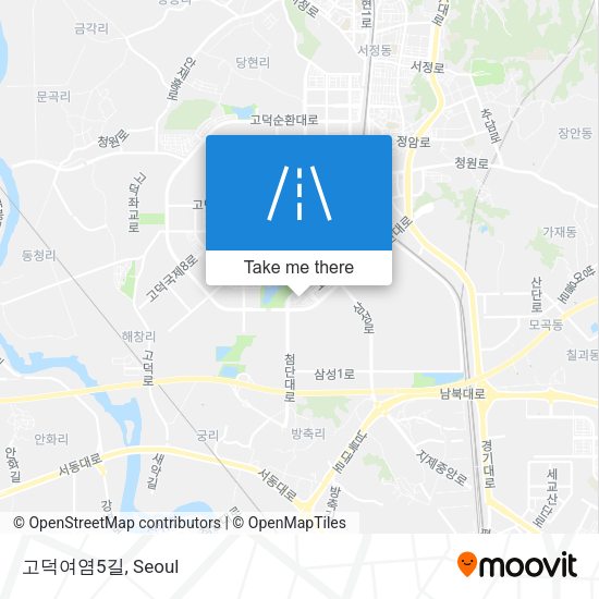 고덕여염5길 map