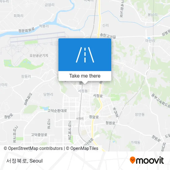 서정북로 map