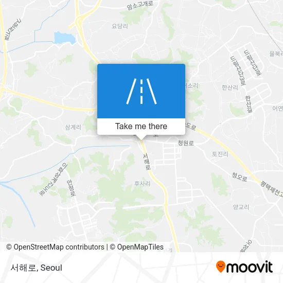 서해로 map