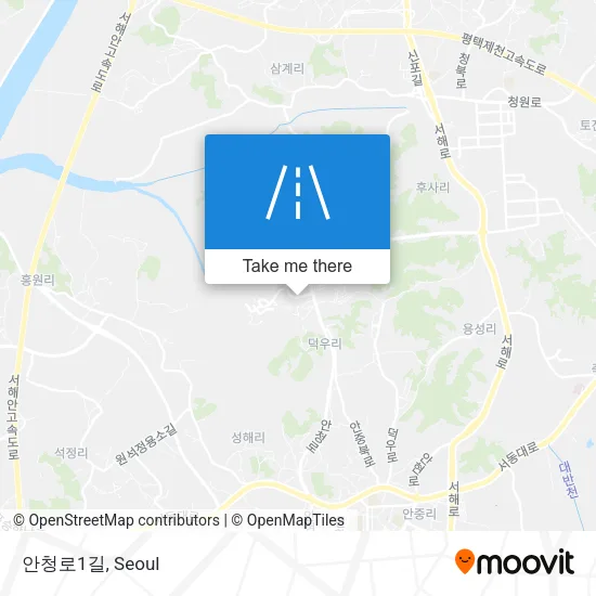 안청로1길 map