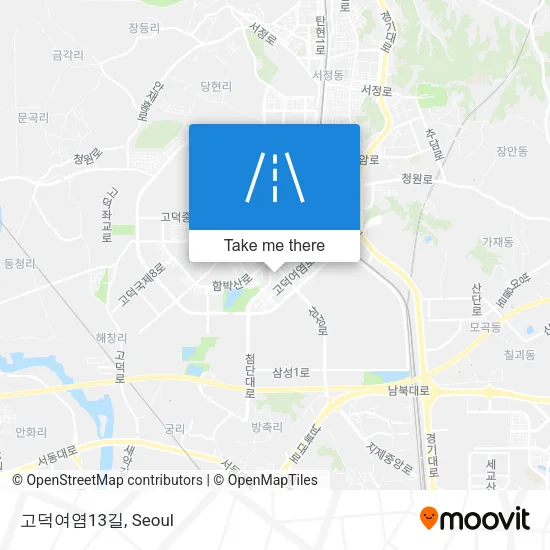 고덕여염13길 map