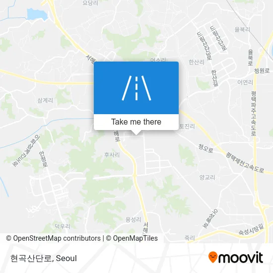 현곡산단로 map
