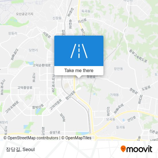 장당길 map