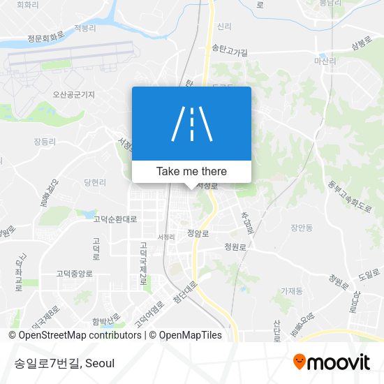 송일로7번길 map