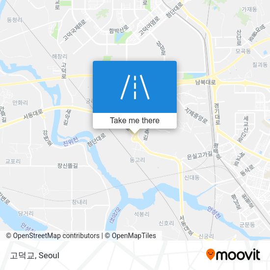 고덕교 map