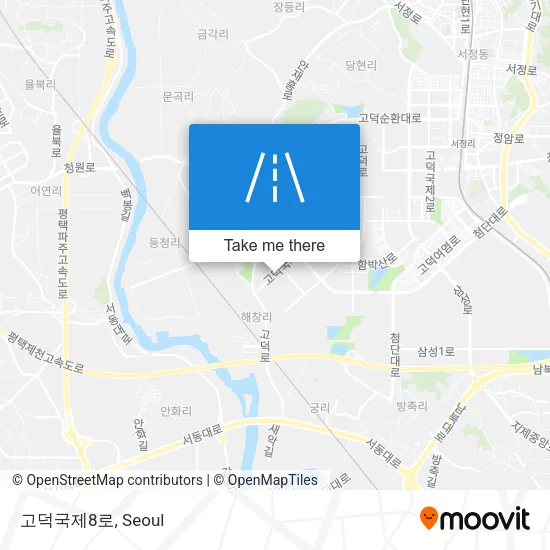 고덕국제8로 map