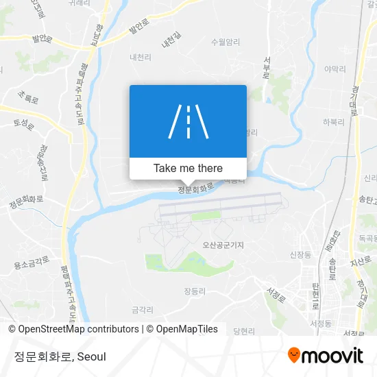 정문회화로 map