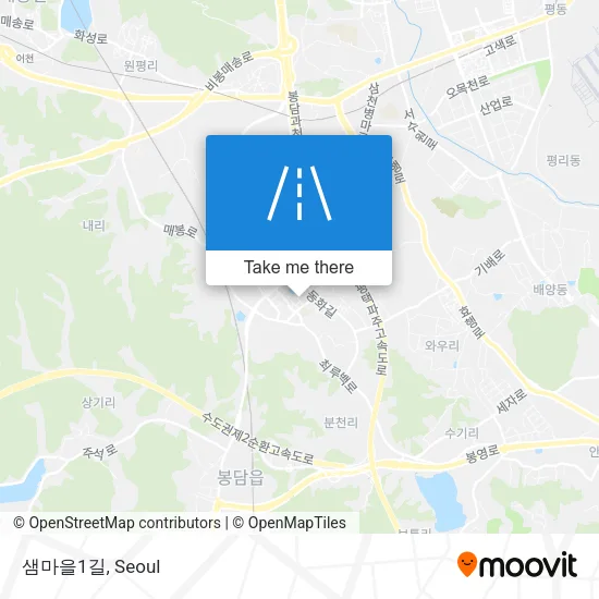 샘마을1길 map