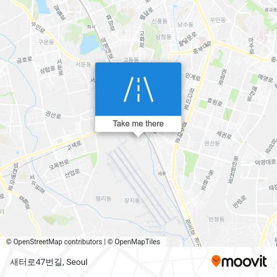 새터로47번길 map