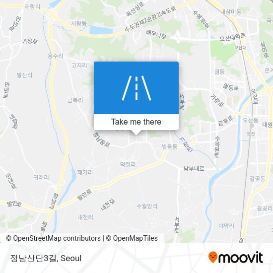 정남산단3길 map