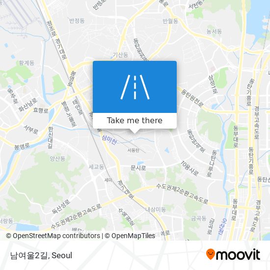 남여울2길 map