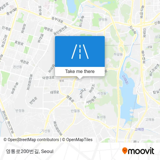 영통로200번길 map