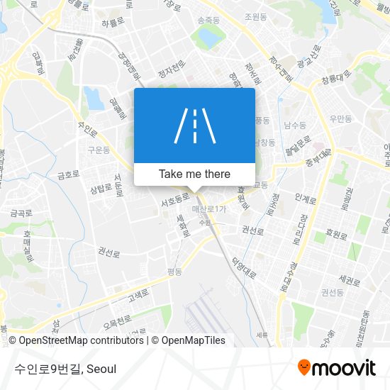 수인로9번길 map