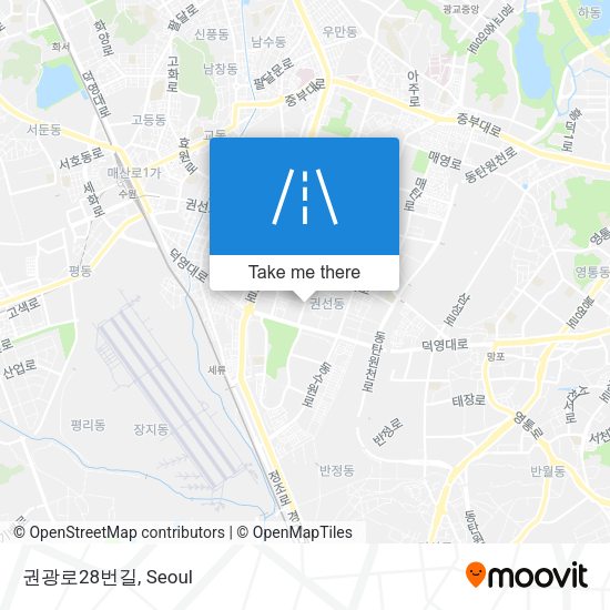권광로28번길 map