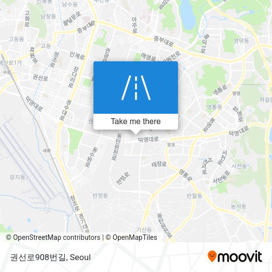 권선로908번길 map