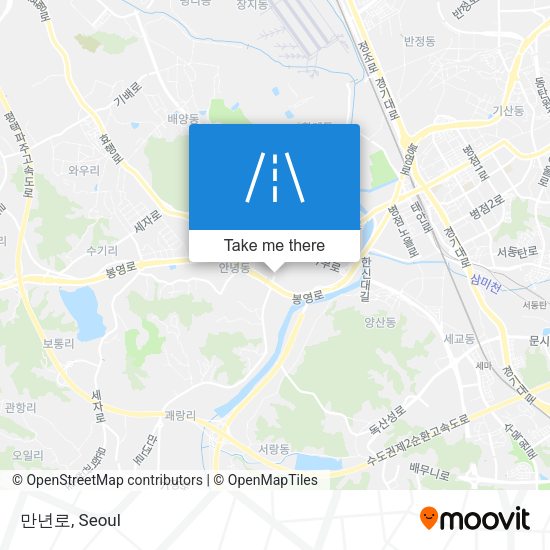만년로 map