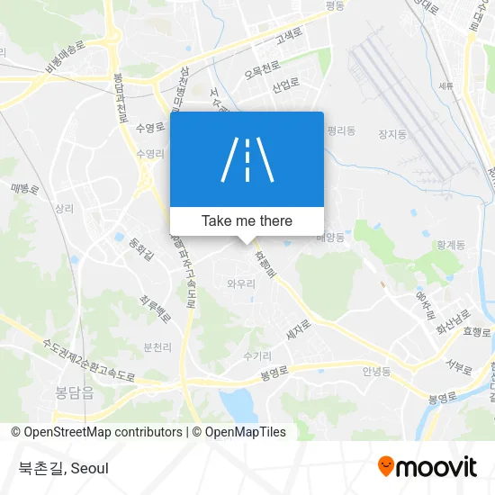 북촌길 map
