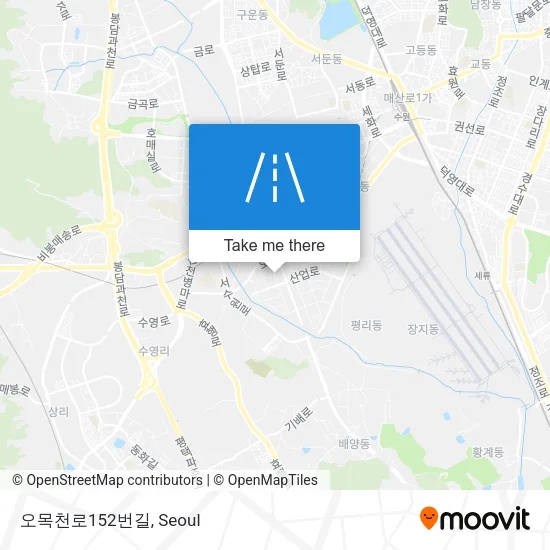 오목천로152번길 map
