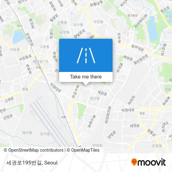 세권로195번길 map