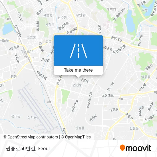 권중로50번길 map